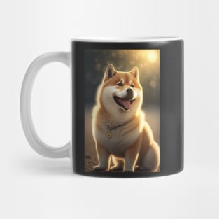 Happy Shiba Inu Dog Mug